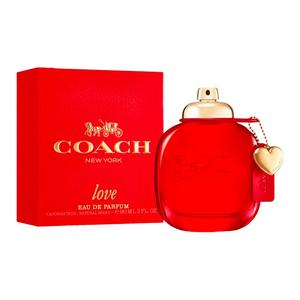 Духи eau de parfum In The Name Of Love Box, фруктово-цветочный аромат, ноты клубники, розы и кедра, объем 30 мл/50 мл/90 мл COACH