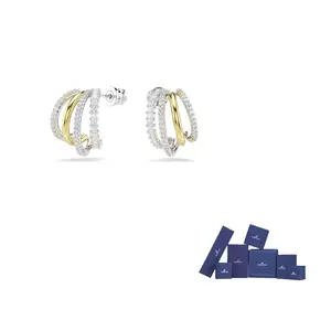 Серьги-кольца Hyperbola Swarovski