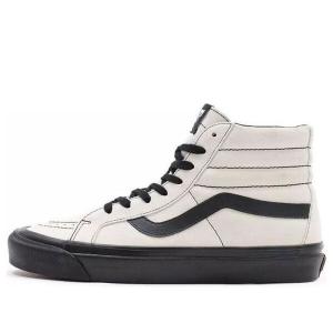 Кроссовки sk8-hi 38 dx 'white black' Vans, серый