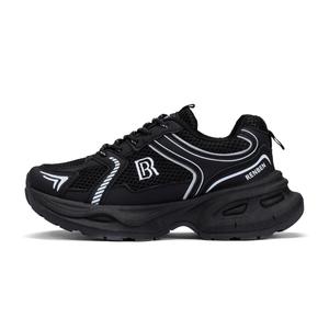 Легкие кроссовки для увеличения роста, низкие, массивные, женские RENBEN, Black