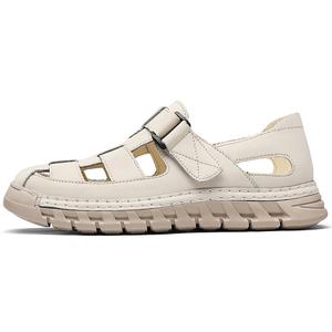 LINGPAO Мужские повседневные кроссовки низкие топы хаки/экрю/черный экрю, цвет Ecru