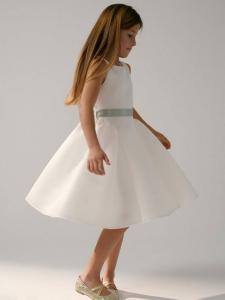 Детское платье-миди без рукавов Scuba Monsoon, Ivory