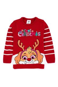 Детский рождественский свитер Vanilla Underground, красный