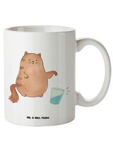 Кружка для кошек XL, стакан для воды, без слов, белый Mr. & Mrs. Panda