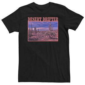 Футболка с принтом Big & tall desert drifter cactus sunset scene Unbranded
