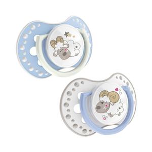Детская соска Lovi Night&Day Boy 6-18m, 2 шт