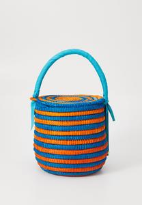 Сумка Sensi Studio STRIPED PICNIC BASKET, Light Blue-Terracota/Turquoise/Blue
