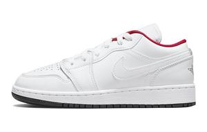 Jordan 1 Low White Gym Красный Черный (GS)