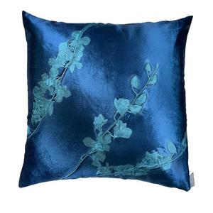 Подушка Aviva Stanoff Orchid Azure Signature Velvet Collection, 20 x 20 дюймов, синий