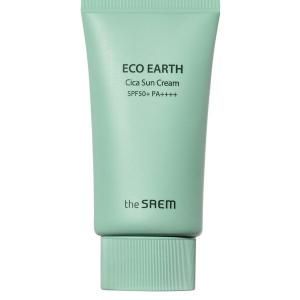 Крем для лица с spf50+ pa++++, 50 мл The Saem Eco earth cica
