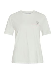 VILA Футболка 'VISYBIL' в белом цвете