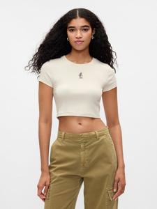 Укороченный топ Gap, бежевый