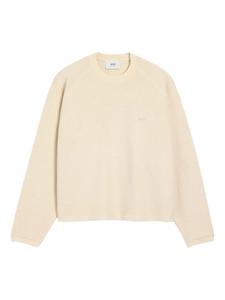 Вышитая толстовка AMI Paris, нейтральный