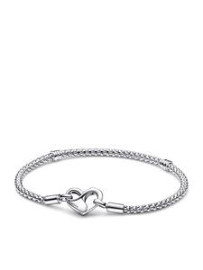 Браслет-цепочка Pandora Moments с тремя подвесками и заклепками Pandora