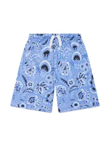 Шорты-бермуды с принтом пейсли Etro Kids, синий