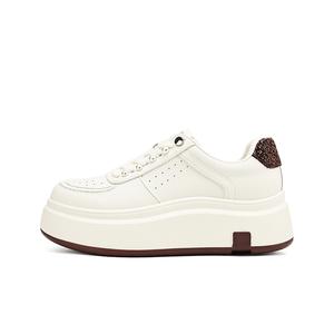 DAPHNE Женские лоу-топ скейтборд кроссовки бежево-красные, цвет Beige Red