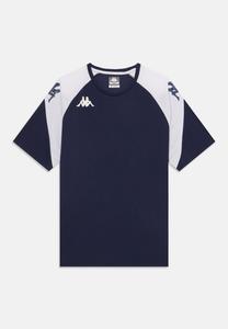 Футболка Kappa LORETO UNISEX, Blue Marine/White/Dark Blue