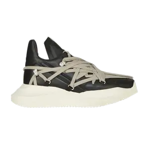 Кроссовки Rick Owens Porterville Megalaced Geth Runner 'Black Pearl', черный