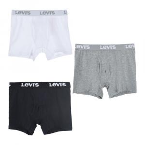 Боксеры Levi´s 3 Units Brief, белый/серый/черный