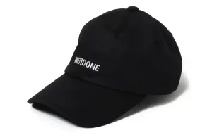 WE11DONE Хлопковая бейсболка мужская черная, Black