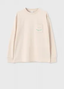 Женская футболка с длинными рукавами "Happy".