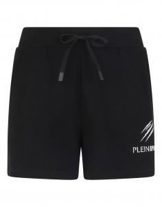 Plein Sport Широкие шорты в черном цвете