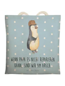 Шоппер Mr. & Mrs. Panda, цвет blau pastell