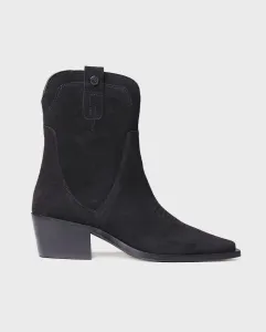 Женские замшевые ботильоны на молнии Toni Pons, чёрный