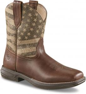 Женские ботинки ARIAT Anthem Shortie Myra, River Road/Neutral Flag Print