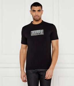 Футболка мужская Guess Jeans Slim Fit с принтом, черный