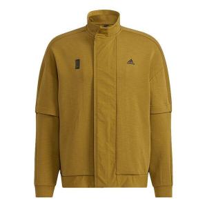 Куртка Men's adidas Wj Kn Mid Martial Arts Series Logo Sports Jacket Earthy Yellow, желтый