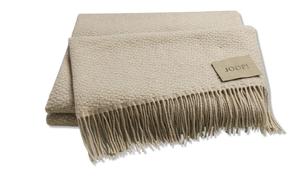 Плед для гостиной, тонкого плетения, натуральный цвет, 130 x 190 см Joop!, белый