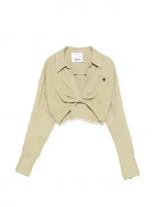 Юбка с перекрученным элементом Erika Cavallini, зеленый