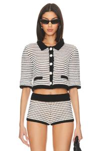 Укороченный кардиган крючком x revolve My Beachy Side, черный