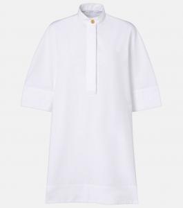 Платье-рубашка из хлопкового поплина Givenchy, белый
