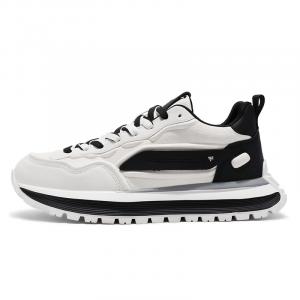 NANJIREN Амортизирующие нескользящие износостойкие дышащие легкие повседневные низкие кеды с хорошим отскоком мужские белые, цвет White