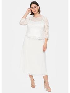 Юбка до колена sheego, белый