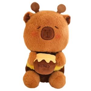 Плюшевая кукла капибара в полицейской форме, высота 25 см Tongle, Bees And Capybara Design