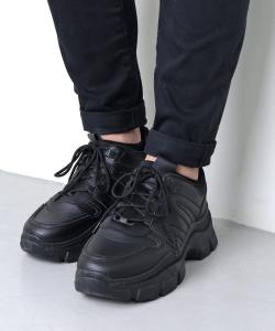 Легкие кроссовки на платформе в стиле «папиных кроссовок» Lovehunter, цвет All Black