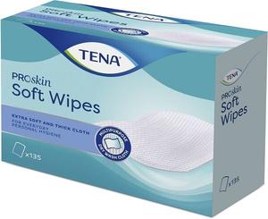 Очищающие салфетки Tena Soft Wipe Chusteczki Oczyszczające Suche, 135 шт