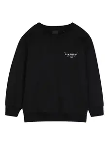 Толстовка с логотипом Givenchy Kids, черный