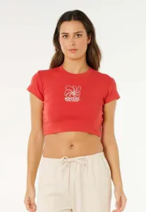 Футболка à manches courtes с принтом тихоокеанского побережья Rip Curl, Deep Red