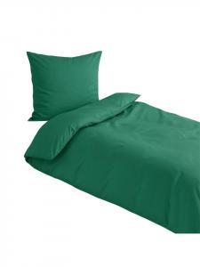 Чистое постельное белье темно-зеленого цвета Traumschlaf, 160x210 см (65x100 см)