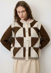 Кардиган Touché Privé BLOCK, Brown/Dark Brown