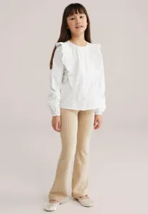 Расклешенные леггинсы We Fashion, Beige