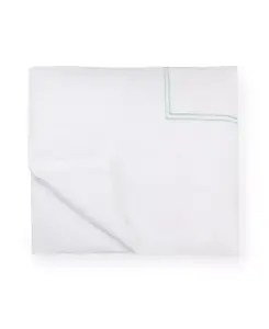 Пододеяльник из хлопка Grande Hotel, двухместный Sferra, white/mist