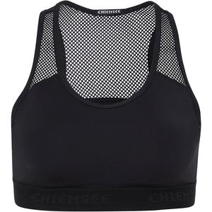 Спортивный бюстгальтер с сетчатыми вставками Chiemsee, черный