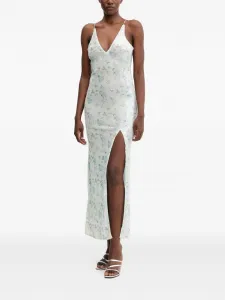 Платье миди с пайетками Bardot, белый