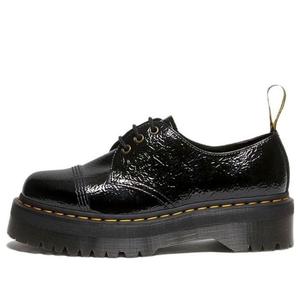 Кроссовки Dr. Martens 1461 Distressed Patent Leather Platform Shoes 'Black'
