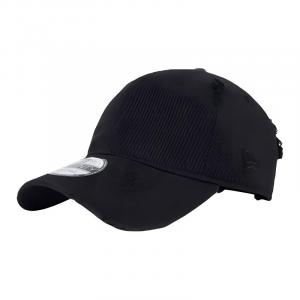 New Era Чёрная бейсболка с натуральной графической вышивкой, Black